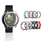 PC 保護殼附鋼化玻璃膜，適用於 Samsung Galaxy Watch Active 2 40mm，Samsung Galaxy Watch Active 2 44mm