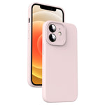 超細纖維液態矽膠防震手機殼，適用於 iPhone 12、iPhone 12 Pro Max、iPhone 12 Pro