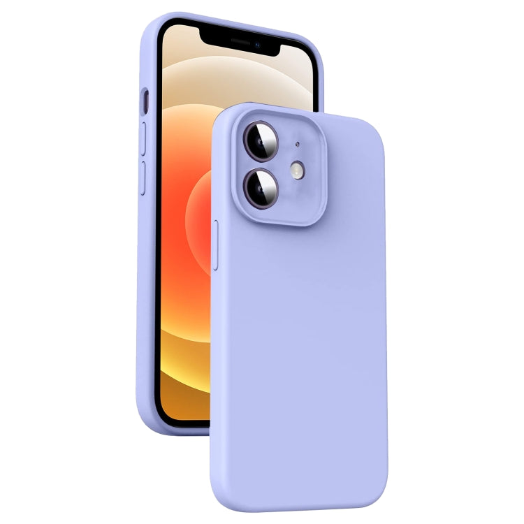 超細纖維液態矽膠防震手機殼，適用於 iPhone 12、iPhone 12 Pro Max、iPhone 12 Pro