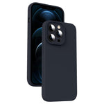 超細纖維液態矽膠防震手機殼，適用於 iPhone 12、iPhone 12 Pro Max、iPhone 12 Pro