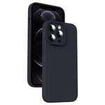 超細纖維液態矽膠防震手機殼，適用於 iPhone 12、iPhone 12 Pro Max、iPhone 12 Pro