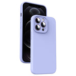 超細纖維液態矽膠防震手機殼，適用於 iPhone 12、iPhone 12 Pro Max、iPhone 12 Pro