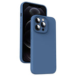 超細纖維液態矽膠防震手機殼，適用於 iPhone 12、iPhone 12 Pro Max、iPhone 12 Pro