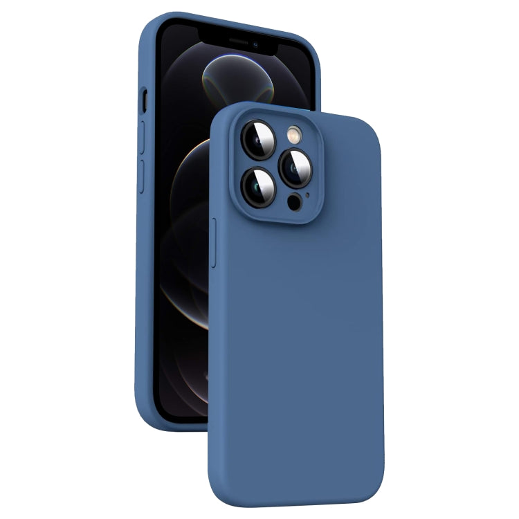 超細纖維液態矽膠防震手機殼，適用於 iPhone 12、iPhone 12 Pro Max、iPhone 12 Pro