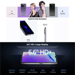 HOTWAV Note 13 Pro，側邊指紋識別，6.6 吋 Android 13 UMS9230 T606 八核心最高 1.6GHz，網絡：4G，OTG，8GB+256GB