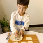 鋅合金餅乾模蛋糕模烘焙廚房工具，小圓形，大圓形，方形，心形，短柄輪，長柄輪