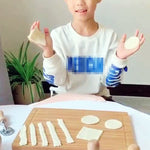 鋅合金餅乾模蛋糕模烘焙廚房工具，小圓形，大圓形，方形，心形，短柄輪，長柄輪
