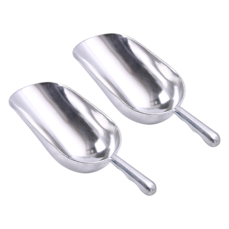 2個不鏽鋼多功能鏟鋁合金冰鏟食品茶鏟茶匙，M