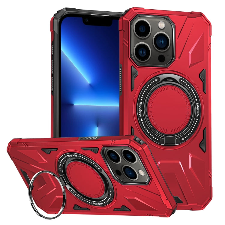 MagSafe 磁吸防震手機殼附指環支架，適用於 iPhone 14 Plus、iPhone 14/13、iPhone 14 Pro、iPhone 14 Pro Max、iPhone 13 Pro Max、iPhone 13 Pro