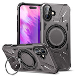 MagSafe Magnetic Shockproof Phone Case with Ring Holder, For iPhone 16 Plus, For iPhone 16, For iPhone 15 Pro Max, For iPhone 15 Pro, For iPhone 15 Plus, For iPhone 15