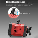 FOXSUR 12V / 24V 20A 300W Portable Motorcycle Car Smart Battery Charger, 20A