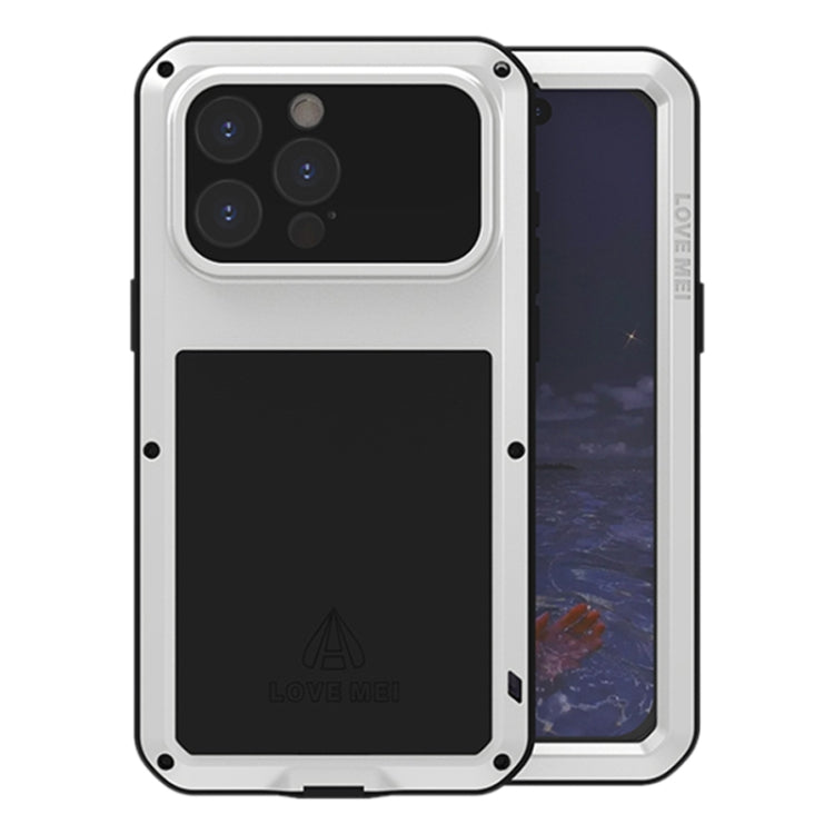 LOVE MEI 金屬防震生活防水防塵手機殼，適用於 iPhone 17 Pro Max、iPhone 17 Pro、iPhone 17、iPhone 16 Pro Max、iPhone 16 Pro、iPhone 16、iPhone 15 Pro Max、iPhone 15 Pro