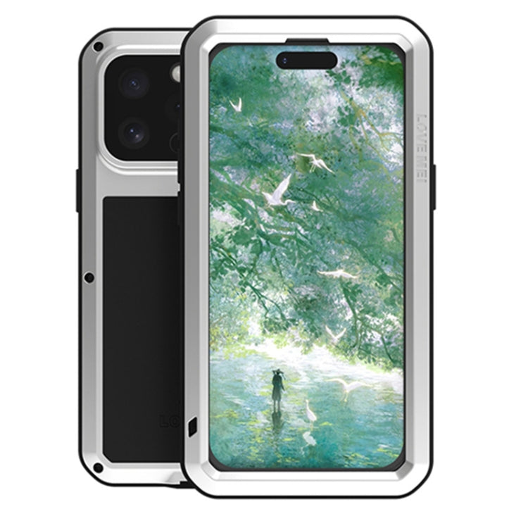 LOVE MEI 金屬防震生活防水防塵手機殼，適用於 iPhone 17 Pro Max、iPhone 17 Pro、iPhone 17、iPhone 16 Pro Max、iPhone 16 Pro、iPhone 16、iPhone 15 Pro Max、iPhone 15 Pro