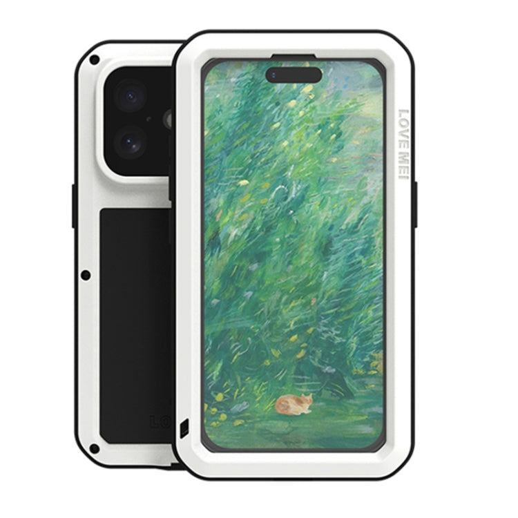 LOVE MEI 金屬防震生活防水防塵手機殼，適用於 iPhone 17 Pro Max、iPhone 17 Pro、iPhone 17、iPhone 16 Pro Max、iPhone 16 Pro、iPhone 16、iPhone 15 Pro Max、iPhone 15 Pro