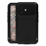 LOVE MEI 金屬防震生活防水防塵手機殼，適用於 iPhone 17 Pro Max、iPhone 17 Pro、iPhone 17、iPhone 16 Pro Max、iPhone 16 Pro、iPhone 16、iPhone 15 Pro Max、iPhone 15 Pro
