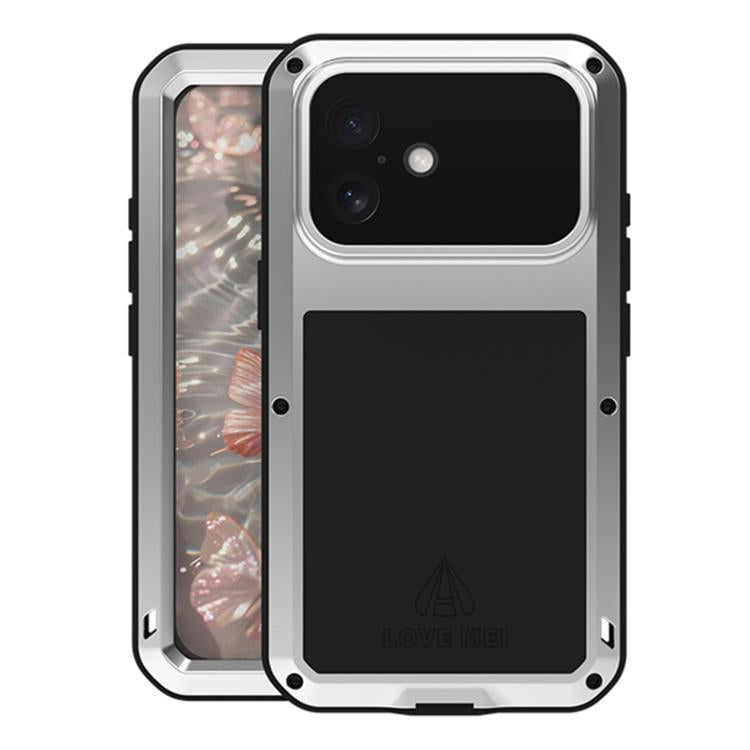 LOVE MEI 金屬防震生活防水防塵手機殼，適用於 iPhone 17 Pro Max、iPhone 17 Pro、iPhone 17、iPhone 16 Pro Max、iPhone 16 Pro、iPhone 16、iPhone 15 Pro Max、iPhone 15 Pro