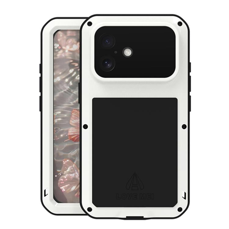 LOVE MEI 金屬防震生活防水防塵手機殼，適用於 iPhone 17 Pro Max、iPhone 17 Pro、iPhone 17、iPhone 16 Pro Max、iPhone 16 Pro、iPhone 16、iPhone 15 Pro Max、iPhone 15 Pro