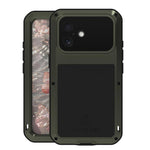 LOVE MEI 金屬防震生活防水防塵手機殼，適用於 iPhone 17 Pro Max、iPhone 17 Pro、iPhone 17、iPhone 16 Pro Max、iPhone 16 Pro、iPhone 16、iPhone 15 Pro Max、iPhone 15 Pro