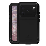 LOVE MEI 金屬防震生活防水防塵手機殼，適用於 iPhone 17 Pro Max、iPhone 17 Pro、iPhone 17、iPhone 16 Pro Max、iPhone 16 Pro、iPhone 16、iPhone 15 Pro Max、iPhone 15 Pro