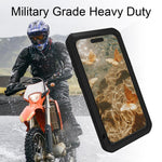 LOVE MEI 金屬防震生活防水防塵手機殼，適用於 iPhone 17 Pro Max、iPhone 17 Pro、iPhone 17、iPhone 16 Pro Max、iPhone 16 Pro、iPhone 16、iPhone 15 Pro Max、iPhone 15 Pro