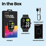 Zeblaze GS 3 Pro IP68 1.97inch HD Fitness Smart Watch