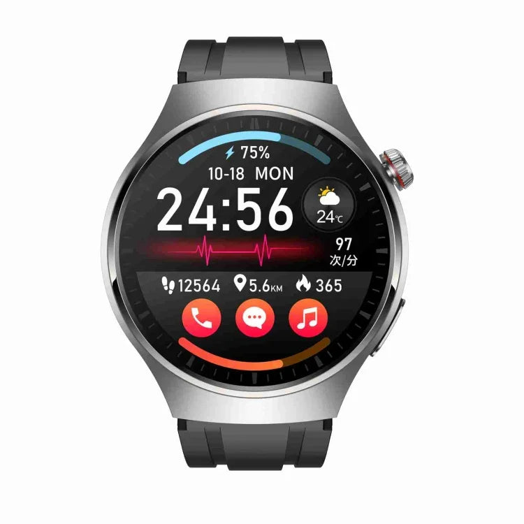 MT200 1.43 吋 AMOLED IP67 智慧通話手錶，支援心電圖/體溫/血糖監測