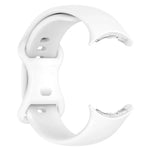 適用於 Google Pixel Watch 4 / 3 / 2 / 1 41mm 純色矽膠錶帶，S 尺寸，L 尺寸