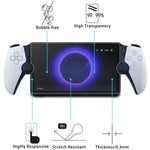 2 片 9H 0.3mm 防爆鋼化玻璃膜，2 片適用於 Sony PS5