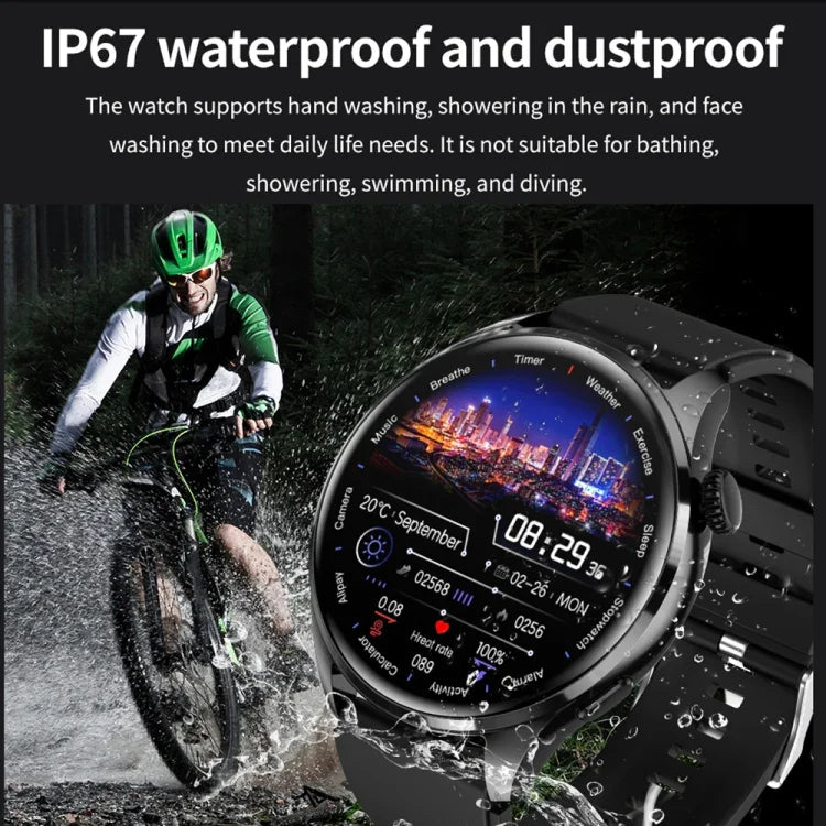 TM05 Pro 智能手環，1.46 吋鋼錶帶 IP67 防水智能手錶，藍牙通話 / 心率 / 血壓 / 血氧，鋼錶帶
