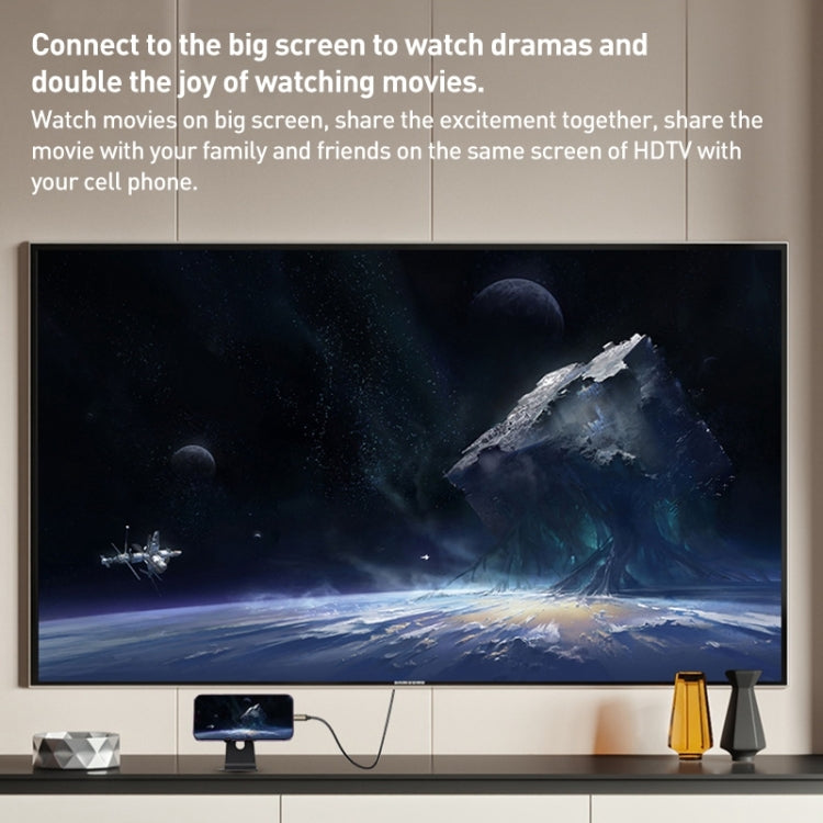 Yesido HM13 2米8針轉HDMI 1080P高清電視轉接線，HM13