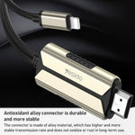 Yesido HM13 2米8針轉HDMI 1080P高清電視轉接線，HM13
