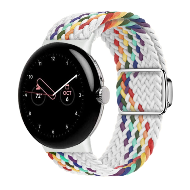 Nylon Loop Magnetic Buckle Watch Band, For Google Pixel Watch 4 / 3 / 2 / 1 41mm