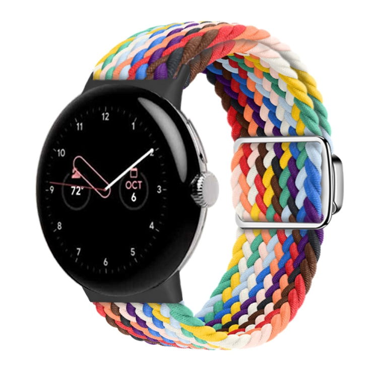Nylon Loop Magnetic Buckle Watch Band, For Google Pixel Watch 4 / 3 / 2 / 1 41mm