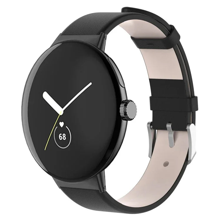 皮革錶帶，適用於 Google Pixel Watch 4 / 3 / 2 / 1 41mm
