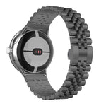 七珠不鏽鋼金屬錶帶，適用於 Google Pixel Watch 4 / 3 / 2 / 1 41mm