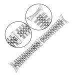 七珠不鏽鋼金屬錶帶，適用於 Google Pixel Watch 4 / 3 / 2 / 1 41mm