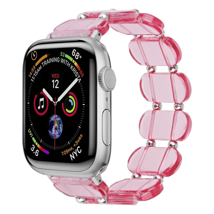 彈性樹脂錶帶，適用於Apple Watch SE 40毫米，適用於Apple Watch SE 44毫米，適用於Apple Watch 6 40毫米，適用於Apple Watch Series 6 44毫米，適用於Apple Watch Series 5 44毫米，適用於Apple Watch Series 5 40毫米