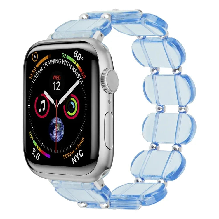 彈性樹脂錶帶，適用於Apple Watch SE 40毫米，適用於Apple Watch SE 44毫米，適用於Apple Watch 6 40毫米，適用於Apple Watch Series 6 44毫米，適用於Apple Watch Series 5 44毫米，適用於Apple Watch Series 5 40毫米