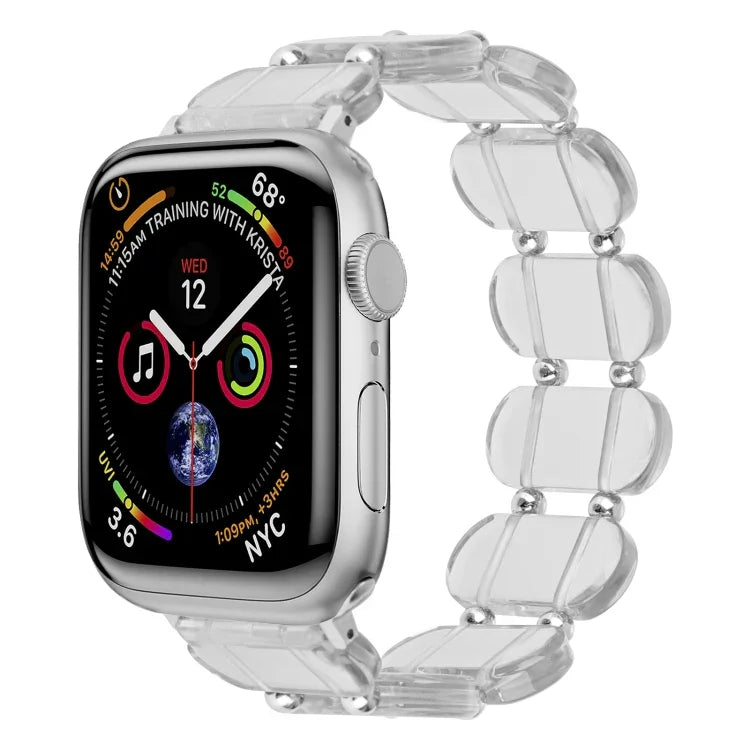 彈性樹脂錶帶，適用於Apple Watch Series 4 44毫米，適用於Apple Watch Series 4 40毫米，適用於Apple Watch Series 3 38毫米，適用於Apple Watch Series 3 42毫米，適用於Apple Watch Series 2 42毫米，適用於Apple Watch Series 2 38毫米
