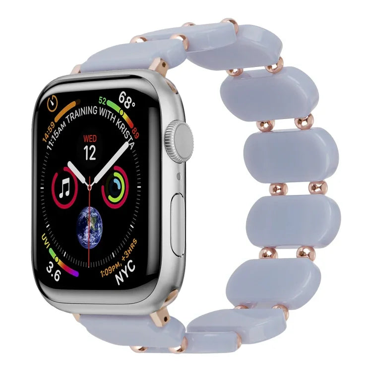 彈性樹脂錶帶，適用於Apple Watch Series 4 44毫米，適用於Apple Watch Series 4 40毫米，適用於Apple Watch Series 3 38毫米，適用於Apple Watch Series 3 42毫米，適用於Apple Watch Series 2 42毫米，適用於Apple Watch Series 2 38毫米