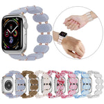 彈性樹脂錶帶，適用於 Apple Watch 42mm，適用於 Apple Watch 38mm