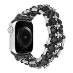 珠鑽手鍊錶帶，適用於 Apple Watch SE 2023 44mm，Apple Watch SE 2023 40mm，Apple Watch Ultra 2 49mm，Apple Watch Series 9 45mm，Apple Watch Series 9 41mm，Apple Watch Ultra 49mm，Apple Watch Series 8 41mm