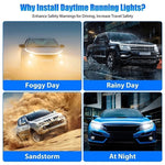 Car Startup Scan Through Hood LED Daytime Running Atmosphere Light, 1.2m, 1.8m, 1.5m