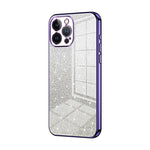 漸層亮片電鍍手機殼，適用於 iPhone 11 Pro Max、iPhone 11、iPhone 11 Pro、iPhone X / XS、iPhone XR、iPhone XS Max