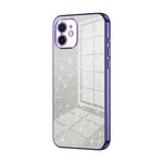 漸層亮片電鍍手機殼，適用於 iPhone 11 Pro Max、iPhone 11、iPhone 11 Pro、iPhone X / XS、iPhone XR、iPhone XS Max