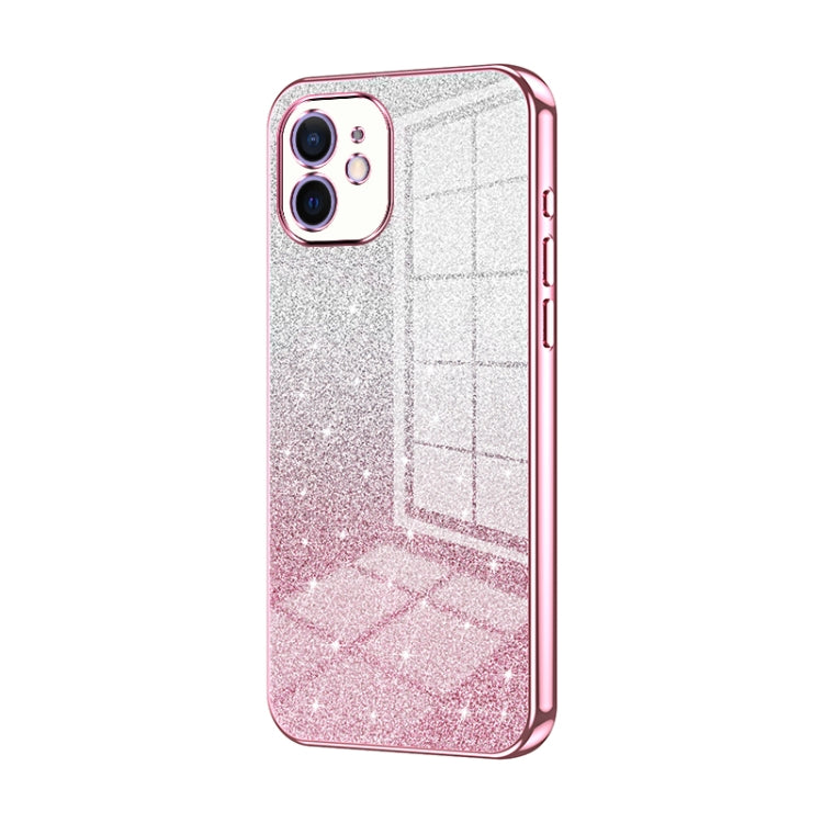 漸層亮片電鍍手機殼，適用於 iPhone 11 Pro Max、iPhone 11、iPhone 11 Pro、iPhone X / XS、iPhone XR、iPhone XS Max