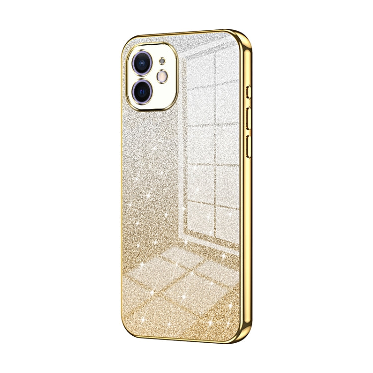 漸層亮片電鍍手機殼，適用於 iPhone 11 Pro Max、iPhone 11、iPhone 11 Pro、iPhone X / XS、iPhone XR、iPhone XS Max