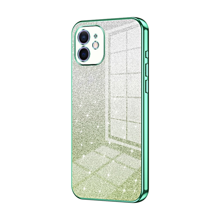 漸層亮片電鍍手機殼，適用於 iPhone 11 Pro Max、iPhone 11、iPhone 11 Pro、iPhone X / XS、iPhone XR、iPhone XS Max