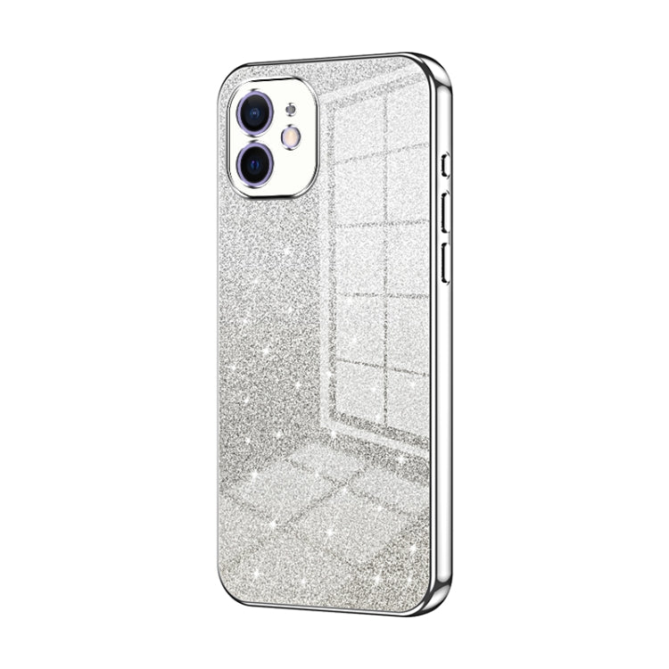 漸層亮片電鍍手機殼，適用於 iPhone 11 Pro Max、iPhone 11、iPhone 11 Pro、iPhone X / XS、iPhone XR、iPhone XS Max