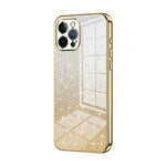 漸層亮片電鍍手機殼，適用於 iPhone 11 Pro Max、iPhone 11、iPhone 11 Pro、iPhone X / XS、iPhone XR、iPhone XS Max